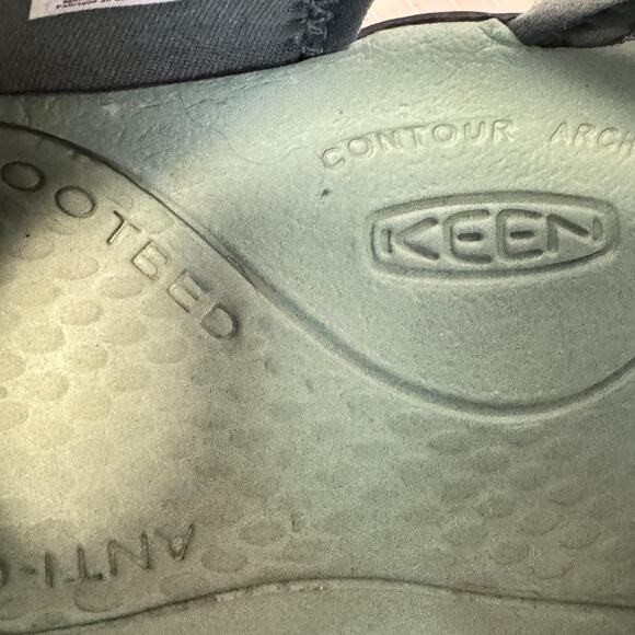 Keen Shoes Womens Size 6 Green Strappy Closed Toe Sandals Washable Outdoor Water - Picture 10 of 12